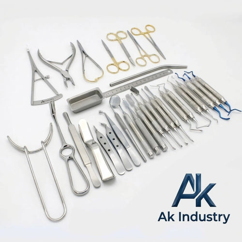 Periodontal Instruments Kit Dental Implants Surgical Orthodontics 33 PCS