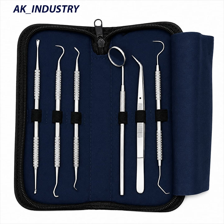 6-Piece Premium Dental Oral Care & Deep Cleaning Tool Set