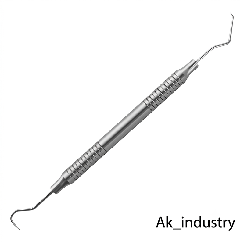 Premium Double-Ended Dental Explorer Probe #5 – Surgical Grade Stainless Steel