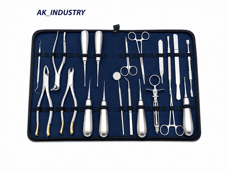 Premium 20-Piece Dental Oral Surgery & Extraction Kit