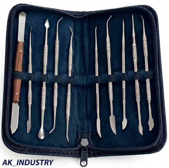 Premium 10-Piece Stainless Steel Wax Craving Tool Set